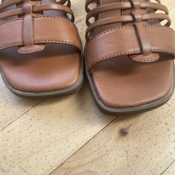FRYE & CO Womens Strap Evie Sandals Tan EUC size 5.5 M - Picture 5 of 8